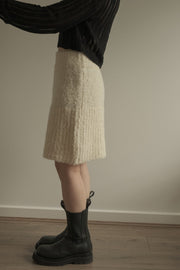 Wool Alpaca Knit Skirt
