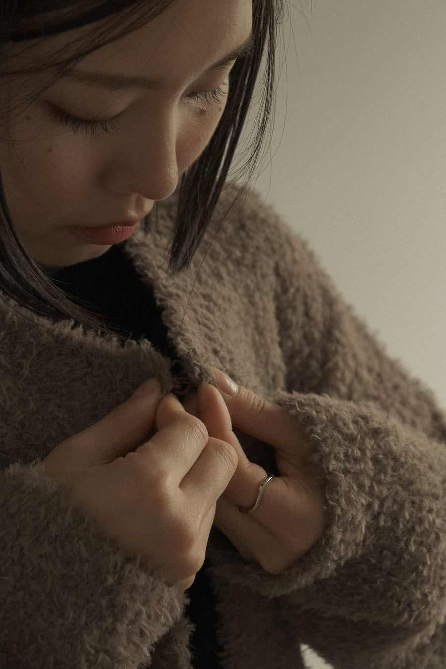 Wool Alpaca Hairy Jacket