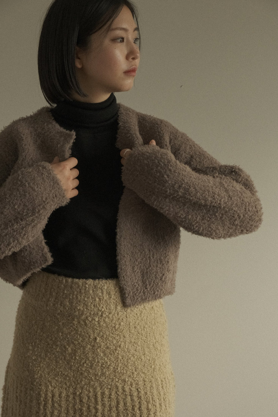 Wool Alpaca Hairy Jacket