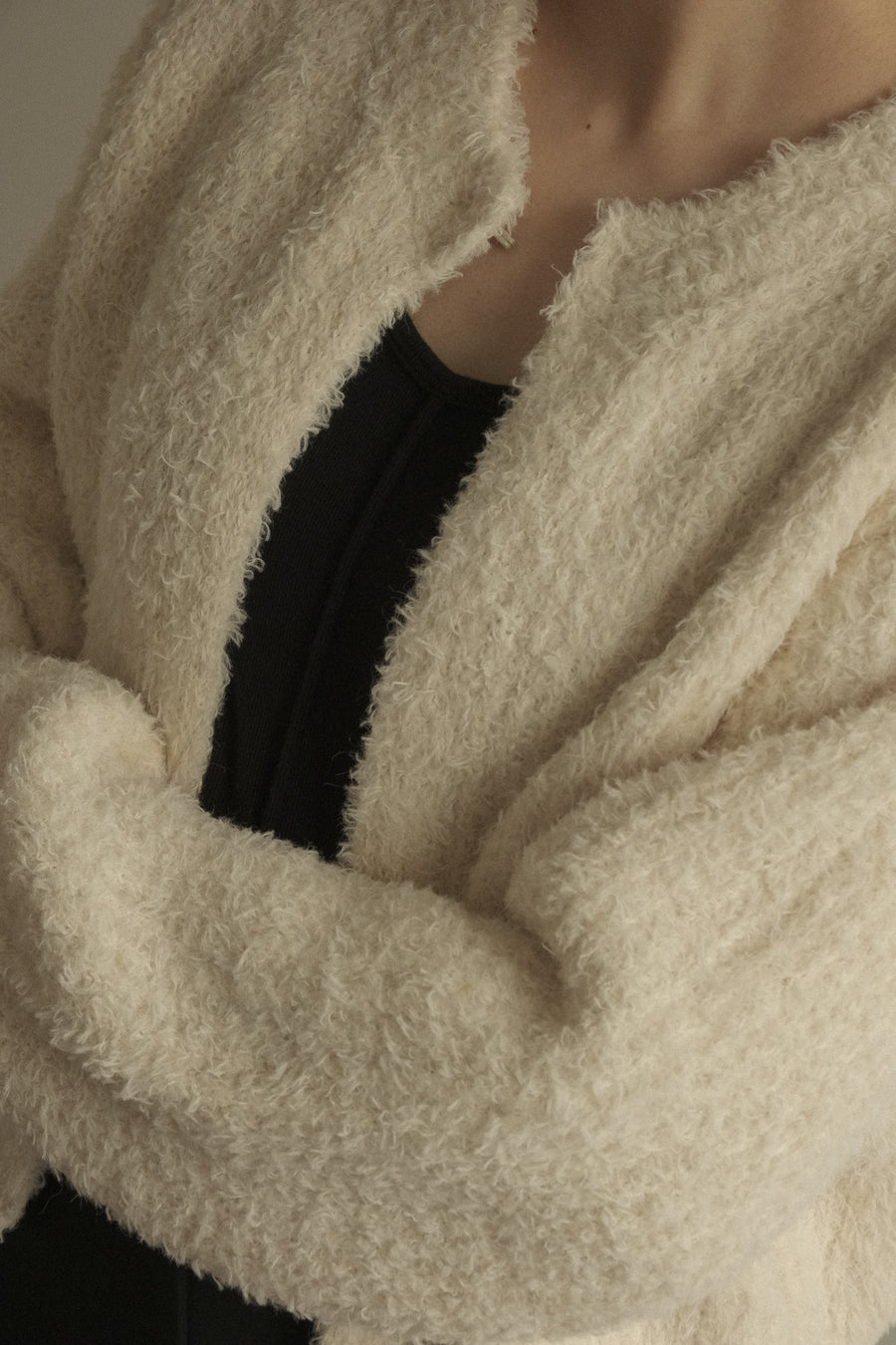 Wool Alpaca Hairy Jacket