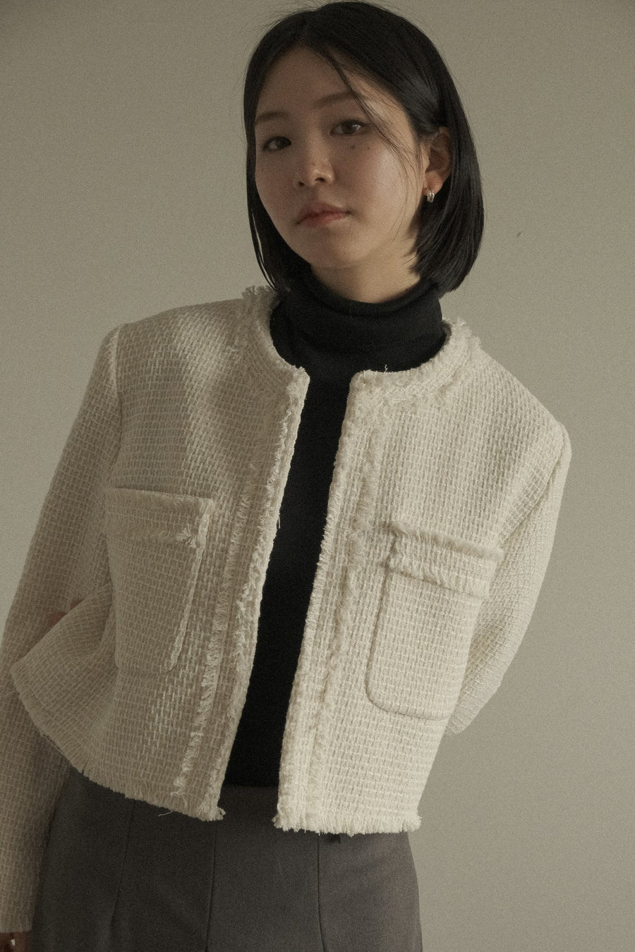 Tweed Crop Jacket