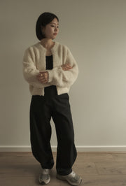 Wool Alpaca Hairy Jacket