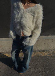 Snow Fur Cardigan (PREORDER)
