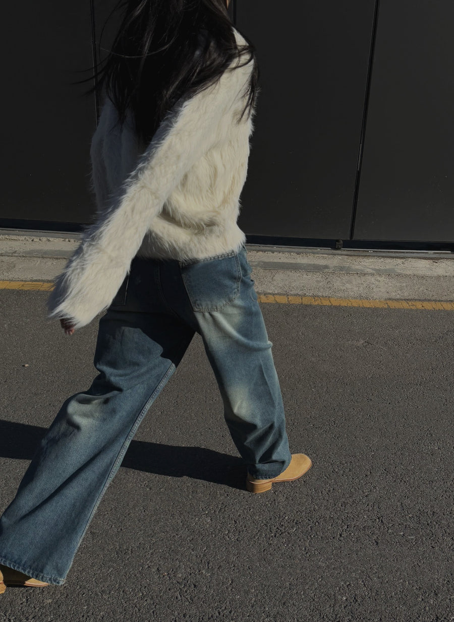 Snow Fur Cardigan (PREORDER)