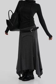 Asym Wrap Skirt-Dress