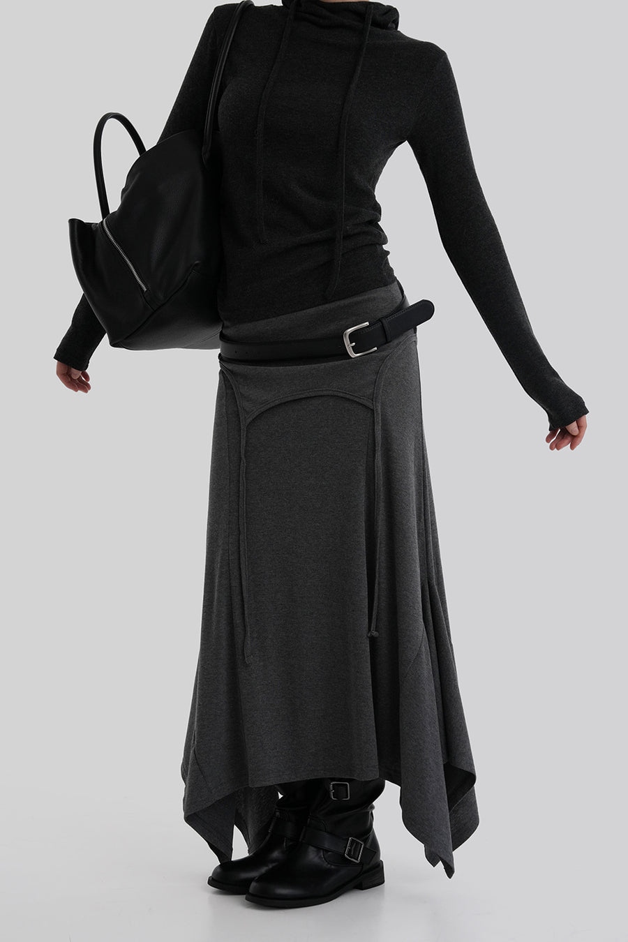 Asym Wrap Skirt-Dress