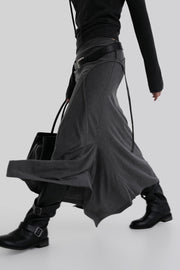 Asym Wrap Skirt-Dress