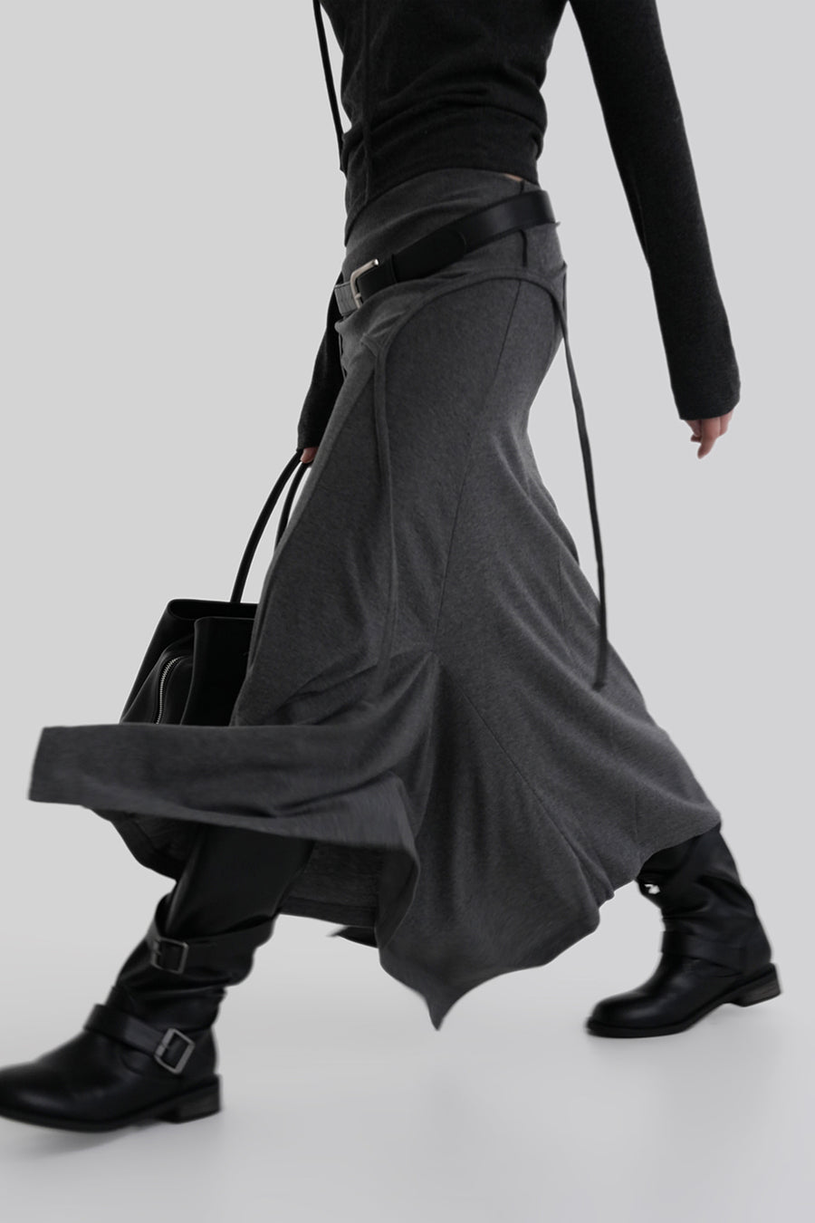 Asym Wrap Skirt-Dress