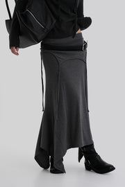 Asym Wrap Skirt-Dress