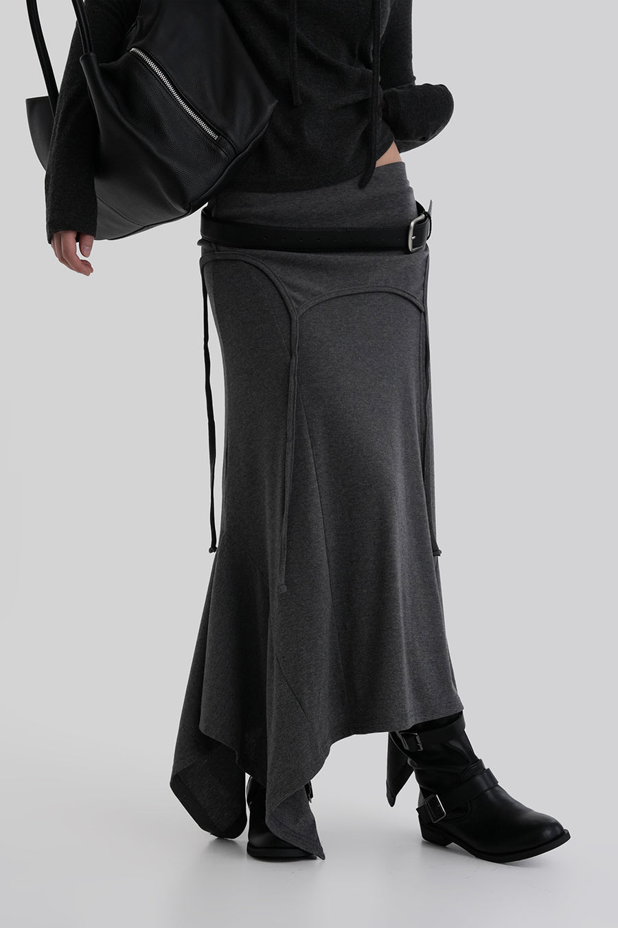 Asym Wrap Skirt-Dress