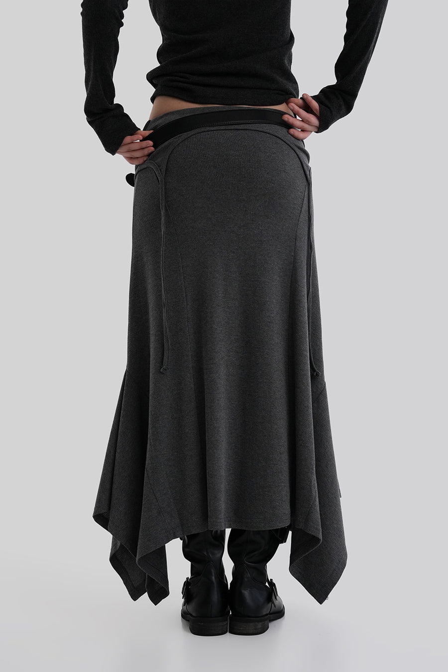 Asym Wrap Skirt-Dress