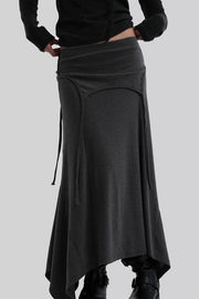 Asym Wrap Skirt-Dress
