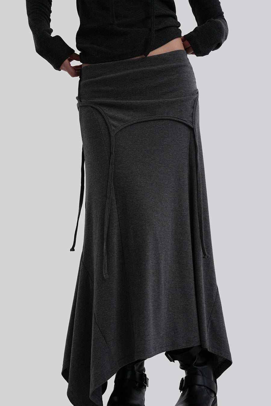 Asym Wrap Skirt-Dress