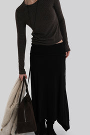 Asym Wrap Skirt-Dress