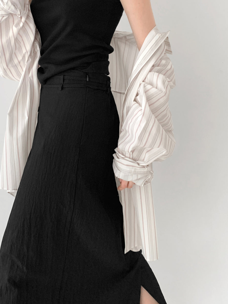 Textured Came Skirt