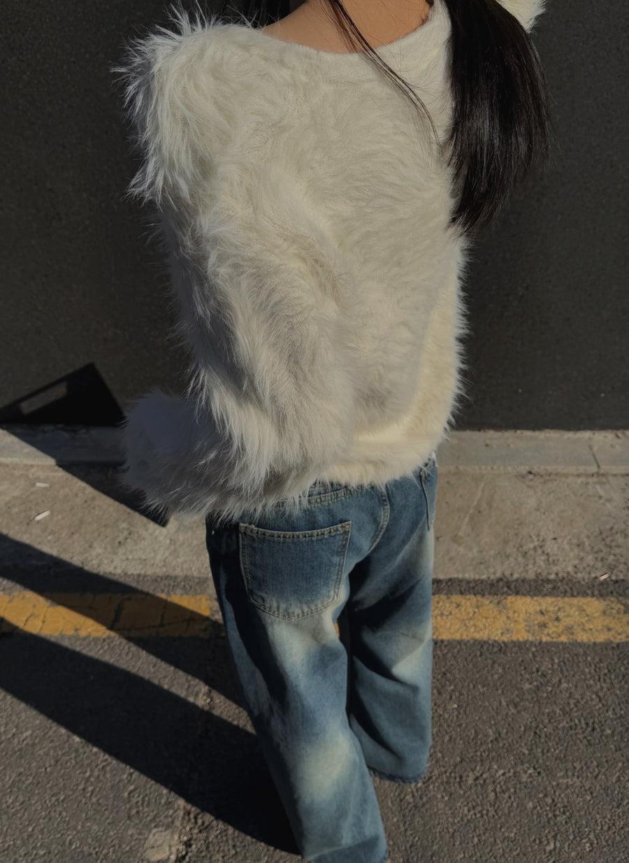 Snow Fur Cardigan (PREORDER)
