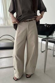 Belted Cup Slacks (PREORDER)