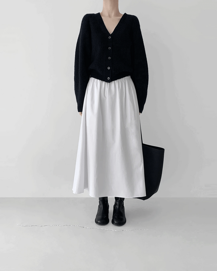 Waist-Detail Flared Skirt (PREORDER)