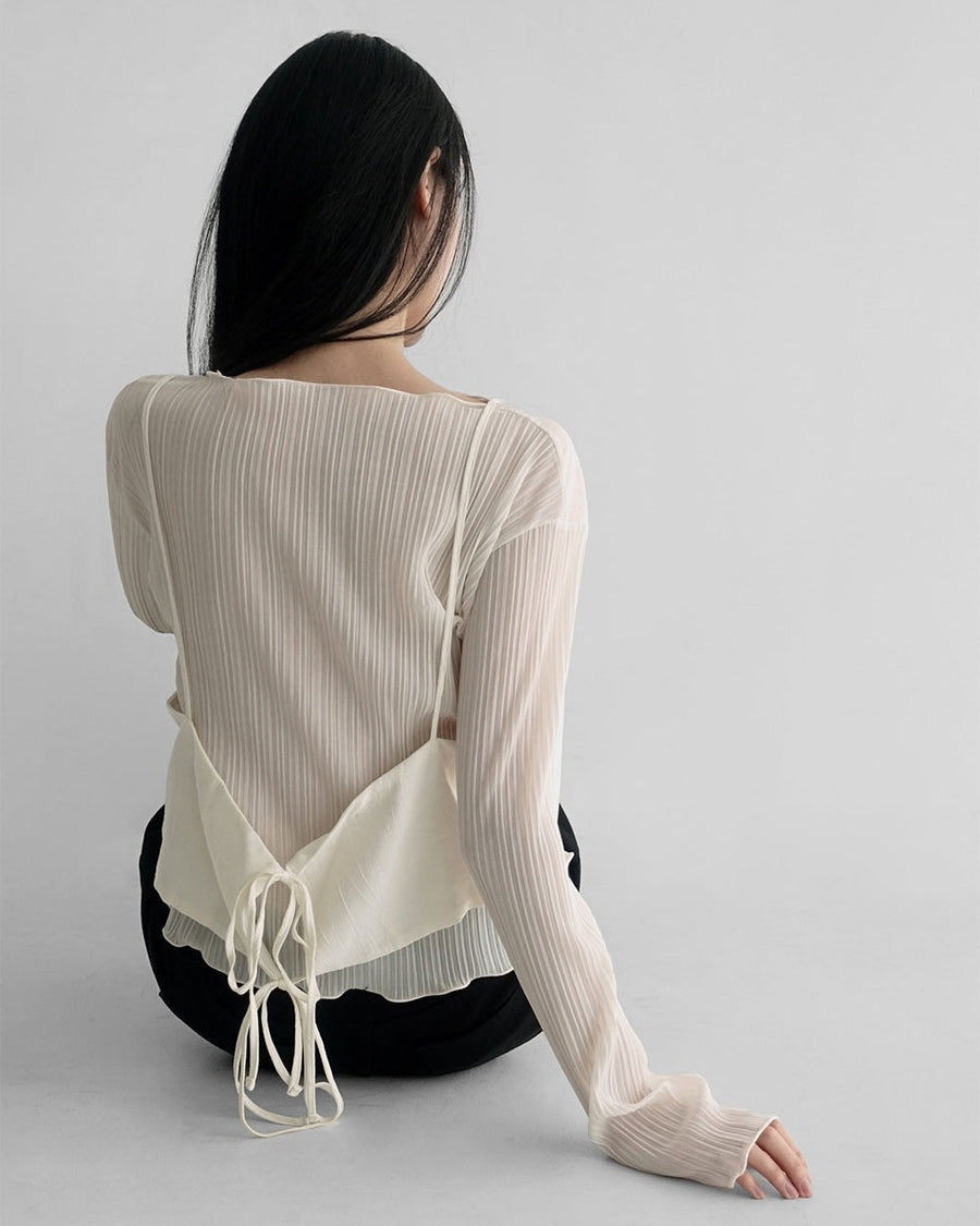 Caire Pleated Tee