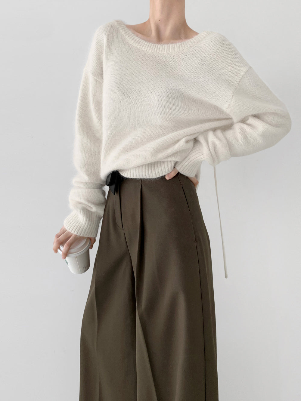 Angora Back Knit