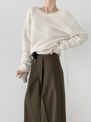 Angora Back Knit