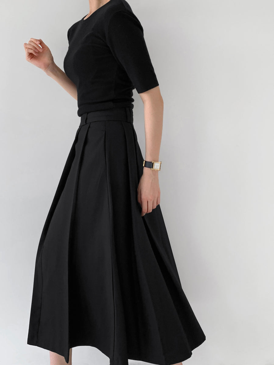 Slit Half Sleeves Tee