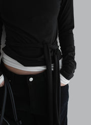 Gentle Wrap Boatneck Tee