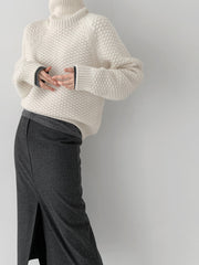 Joy Wool Cashmere Turtleneck