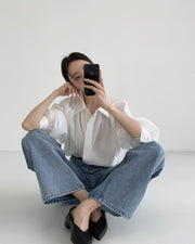 Straight Slit Denim