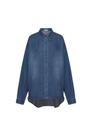 by DOE - Soft Denim Arc-Sleeve Washed Shirt (3rd preorder)