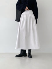 Waist-Detail Flared Skirt (PREORDER)