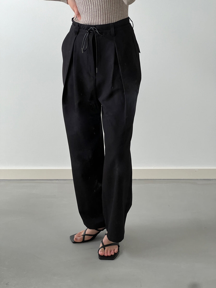 by DOE - Drawstring Pleated Suit Trousers