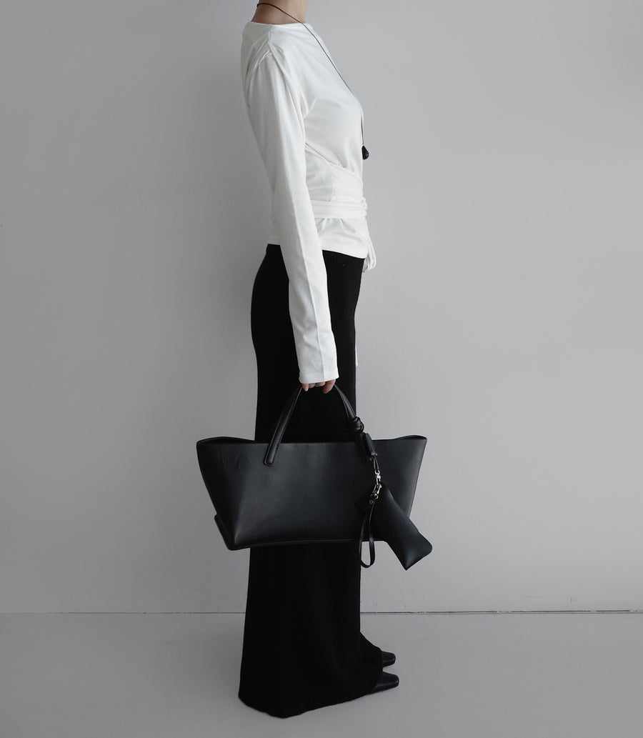 Gentle Wrap Boatneck Tee