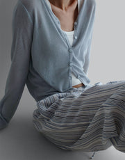 Over Linen Cardigan (PREORDER)
