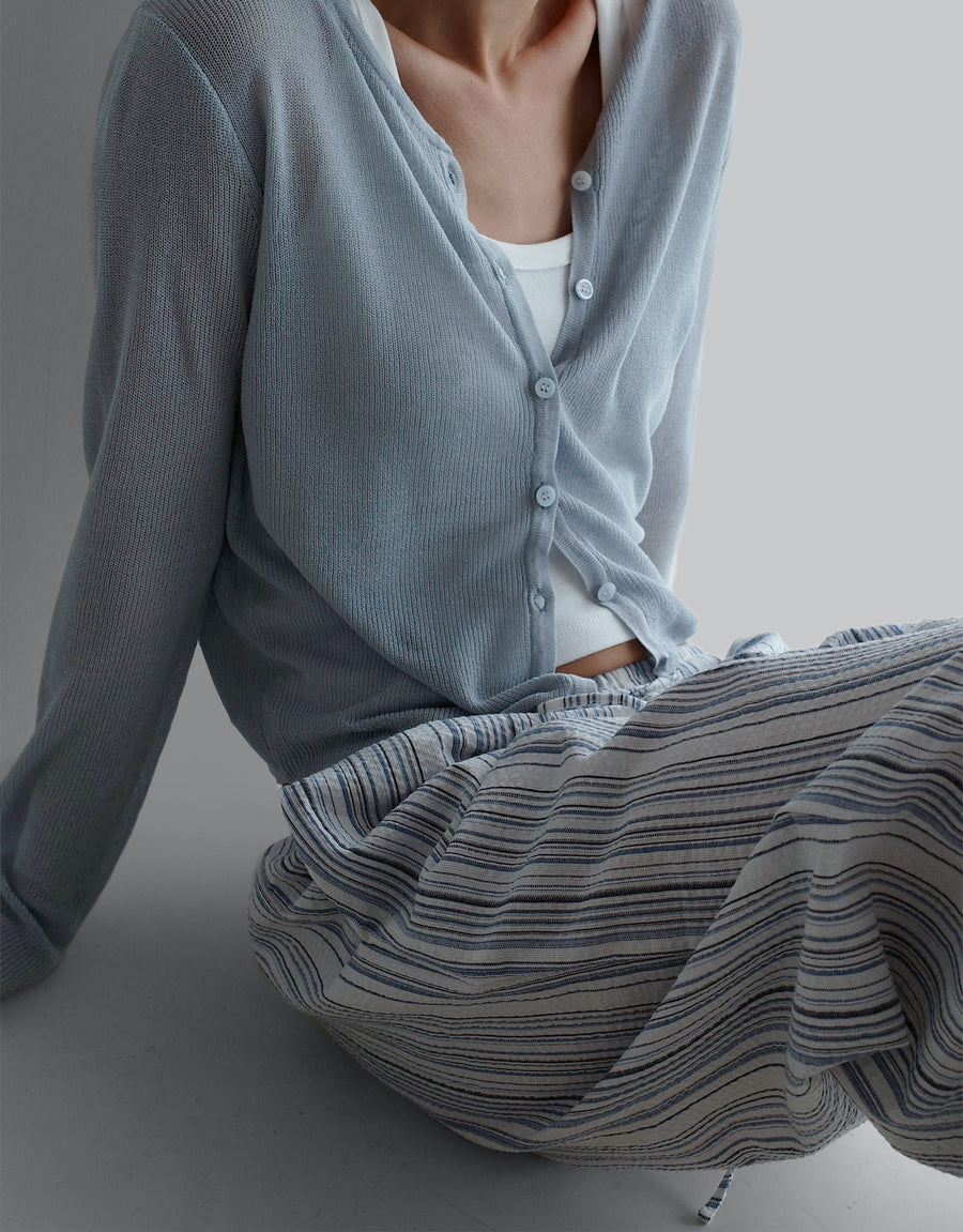 Over Linen Cardigan (PREORDER)