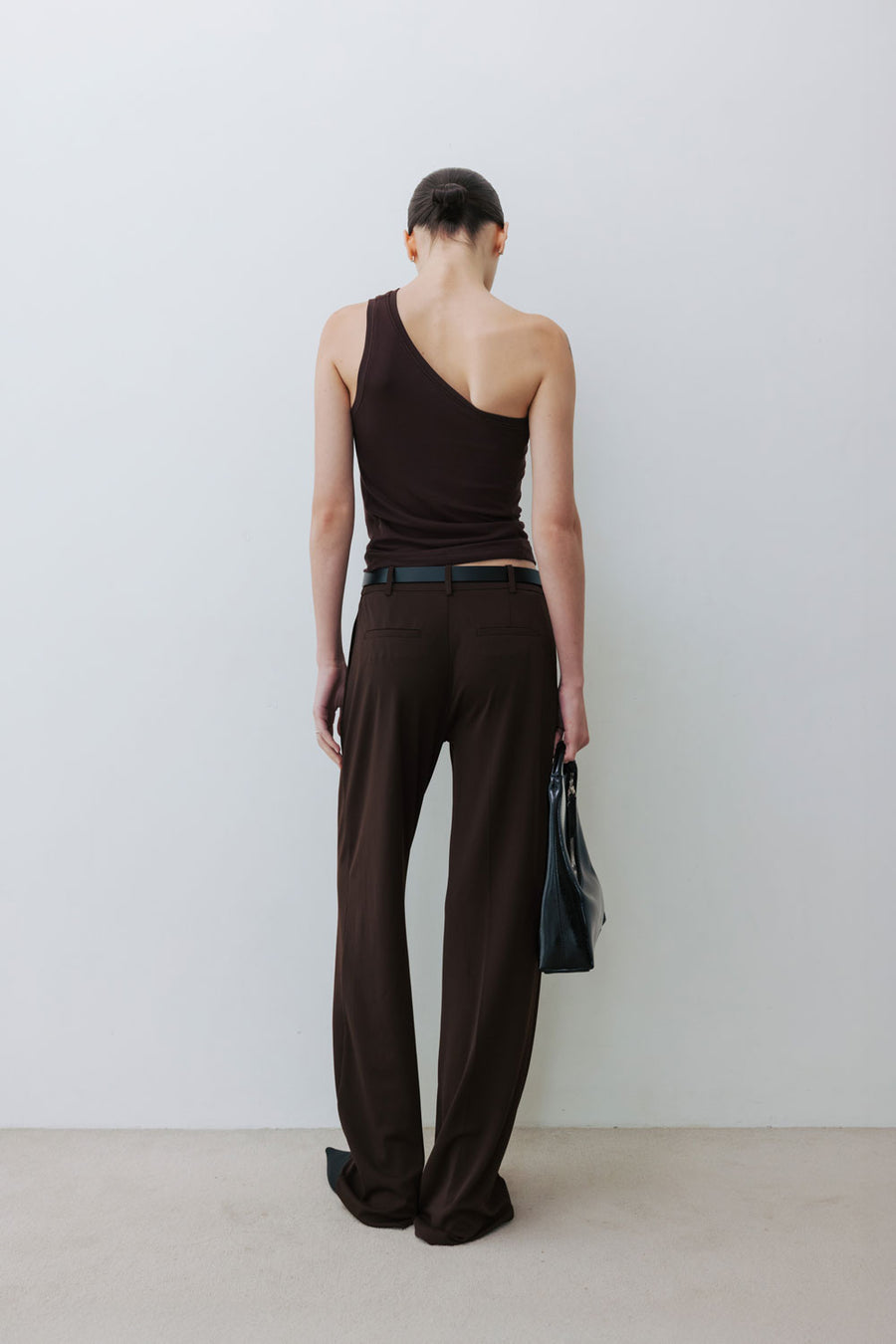 by DOE - One Shoulder Stretchy Bra Tank (PREORDER)