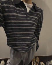 Parisian Striped Polo Knit (PREORDER)