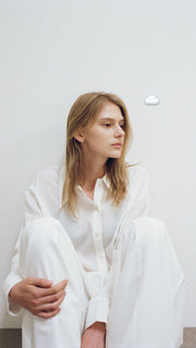 by DOE - Side Pleated Soft Cotton Shirt