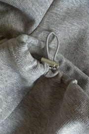 Belt Pleated Sweatpants