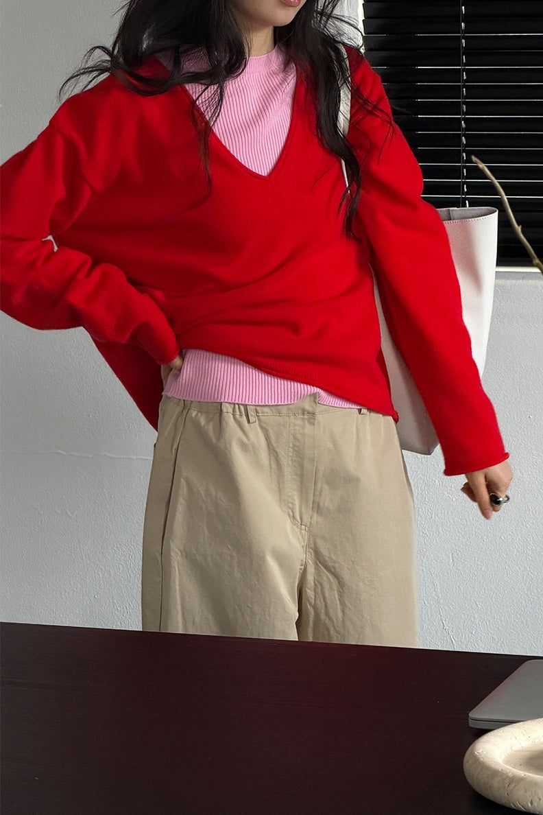 Mog Light Layer Knit