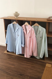 Slow Morning Stripe Pyjama Set – Long