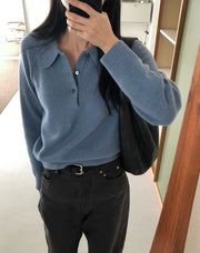 Wool Collar Knit