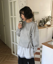 Pleated Sweatshirt