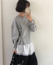 Pleated Sweatshirt
