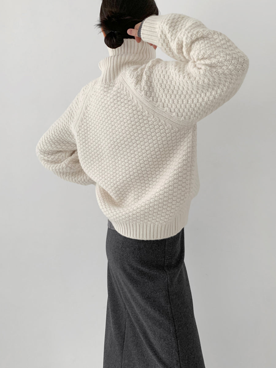 Joy Wool Cashmere Turtleneck