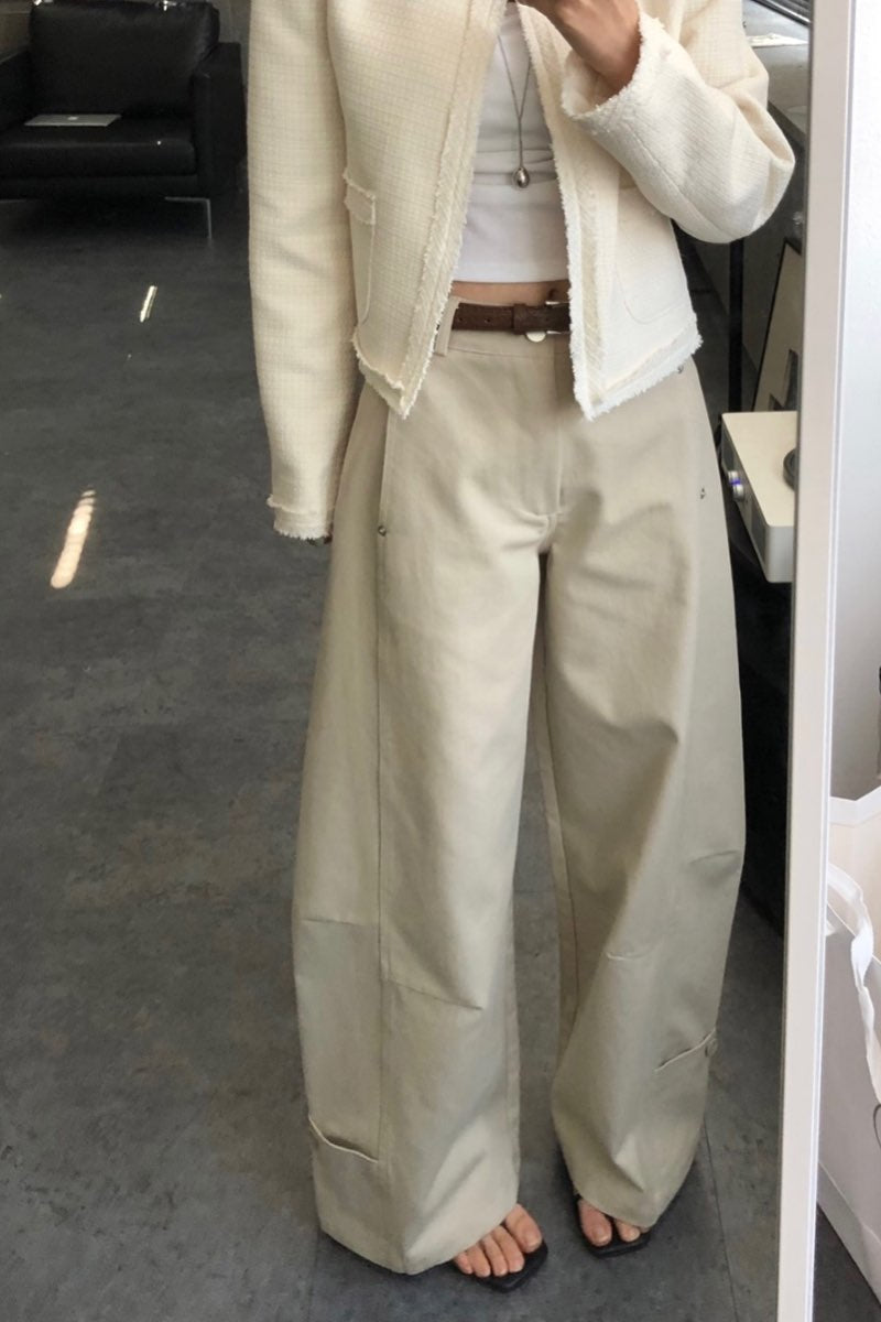 Belted Cup Slacks (PREORDER)