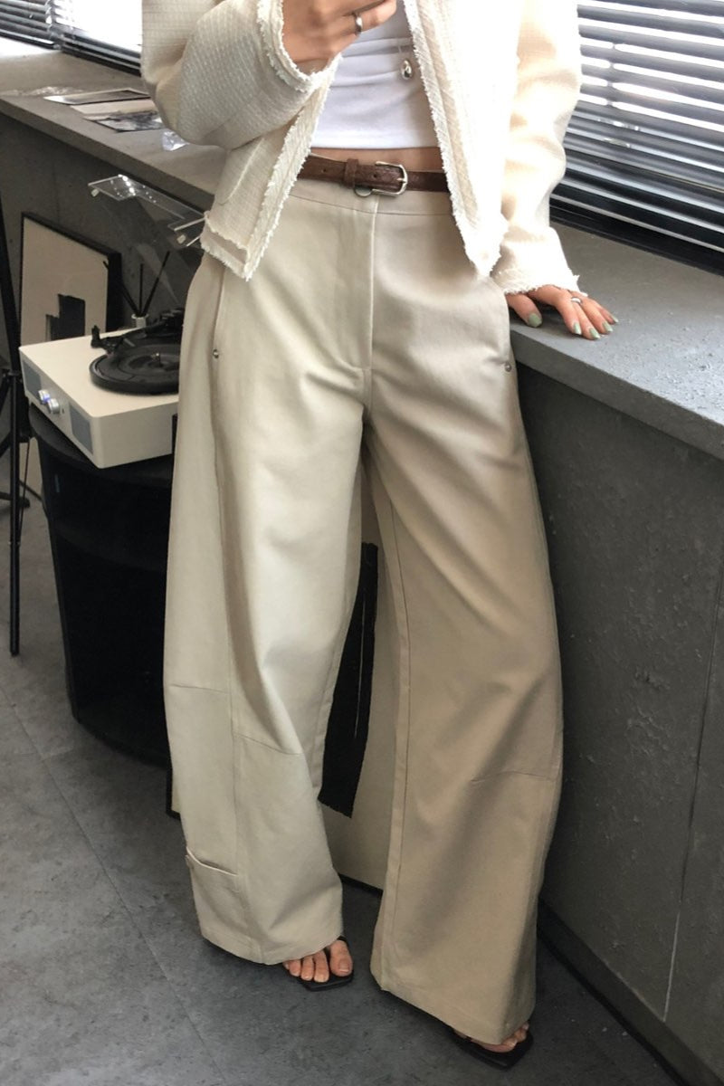 Belted Cup Slacks (PREORDER)