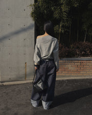 Wool Cashmere off shoulder knit (PREORDER)