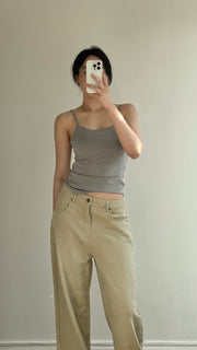 by DOE - Washed Twill Straight-leg Jeans