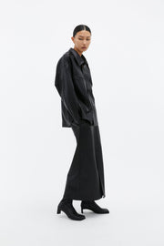 by DOE - Slit Leather Skirt